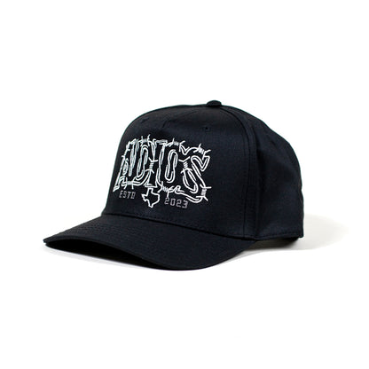 Adios Barbwire Hat Black