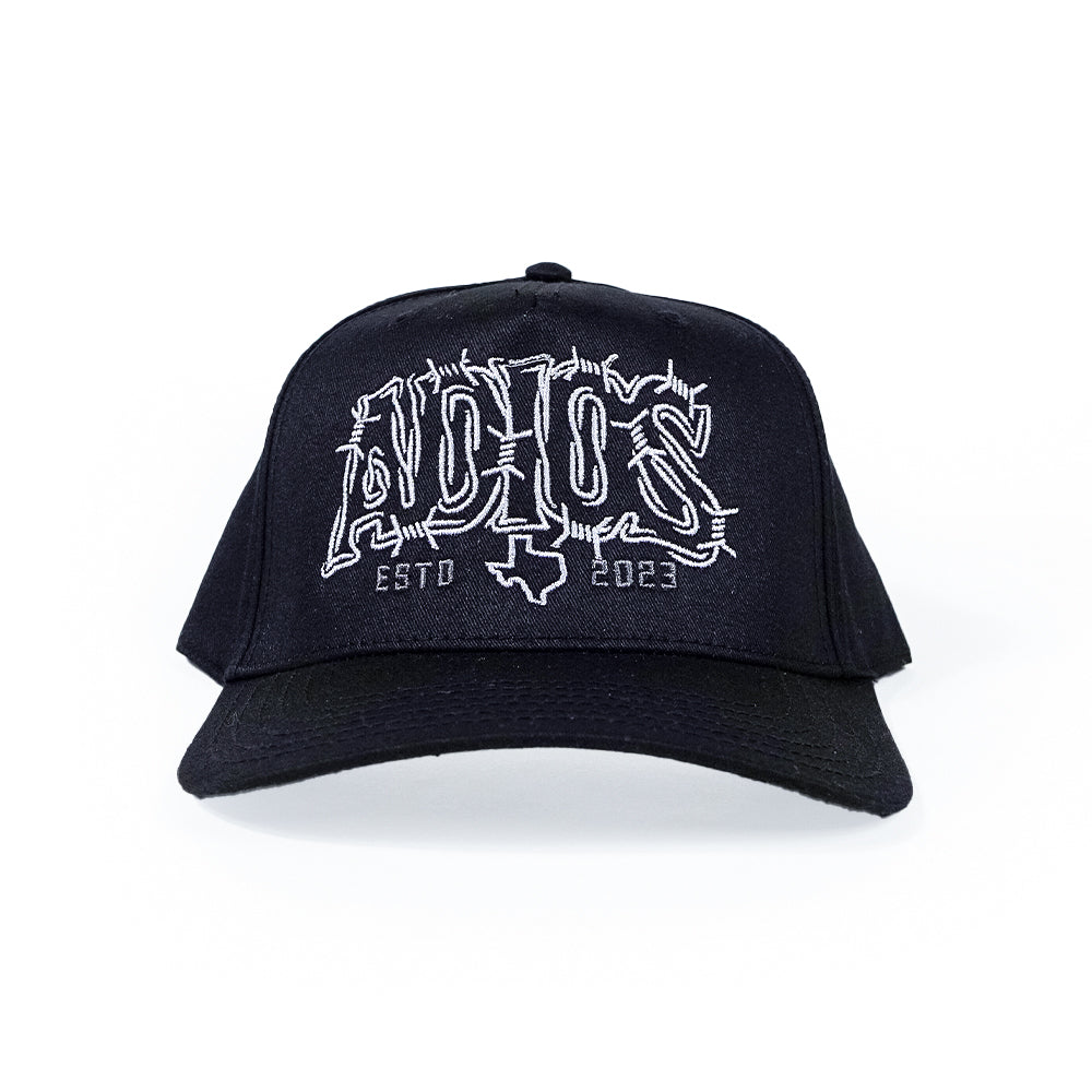Adios Barbwire Hat Black