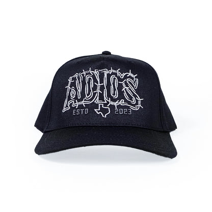 Adios Barbwire Hat Black