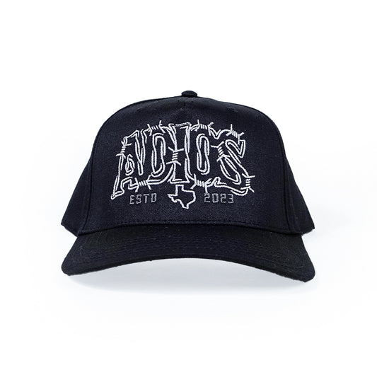 Adios Barbwire Hat Black